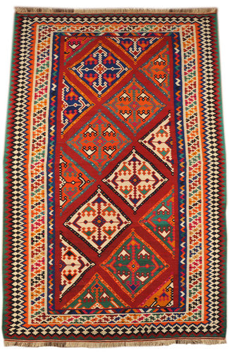 old kilim Qashqai 150 x 267 cm