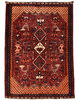 Gabbeh Ghashghai Nomaden Teppich 185 x 130 cm