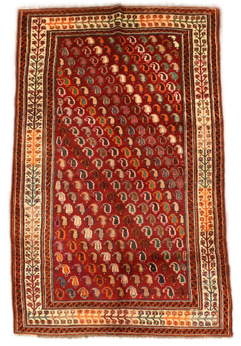 old Gabbeh Qashqai south persian tribal rug 253 x 147 cm