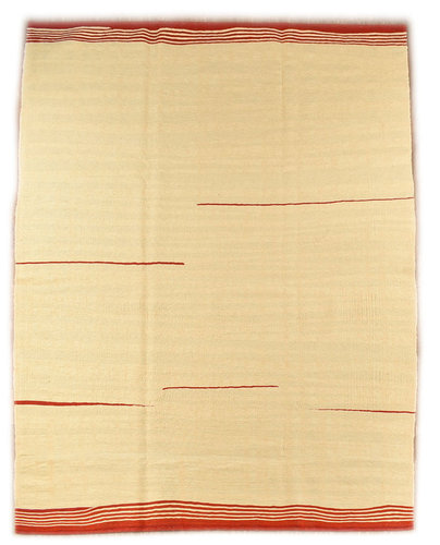 Kelim Nomaden Teppich beige 238 x 172 cm