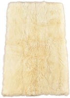 Lammfell Teppiche mit 4 Lammfellen