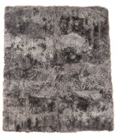 Lambskin rug with 8 skins