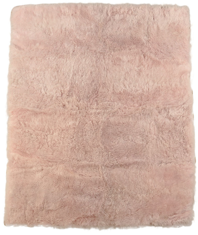 öko island lammfell teppich zart rosa 210 x 165 cm