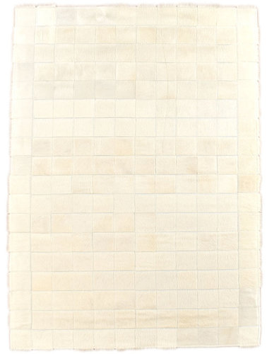 KUHFELL TEPPICH CREME WEISS 180 x 120 cm