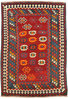 Vintage Nomaden Teppich Kelim Ghashghai 220 x 135 cm