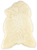 UK british lambskin white 60 x 100-110 cm