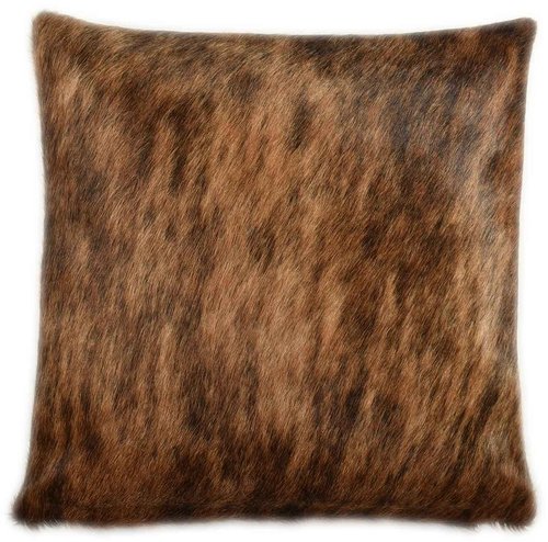 cowhide cushion cover brown exotic 50 x 50 cm