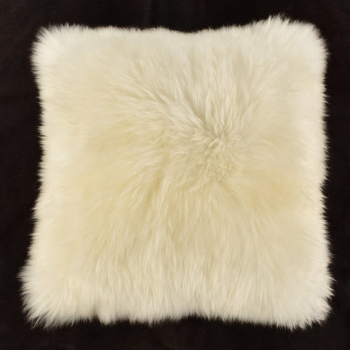 Lambskin cushion cover ca. 55 x 55 cm