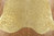 PREMIUM KUHFELL STIERFELL DEVORE GOLD 200 x 190 cm
