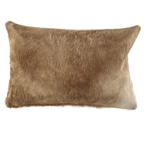 cowhide cushion cover brown 40 x 60 cm