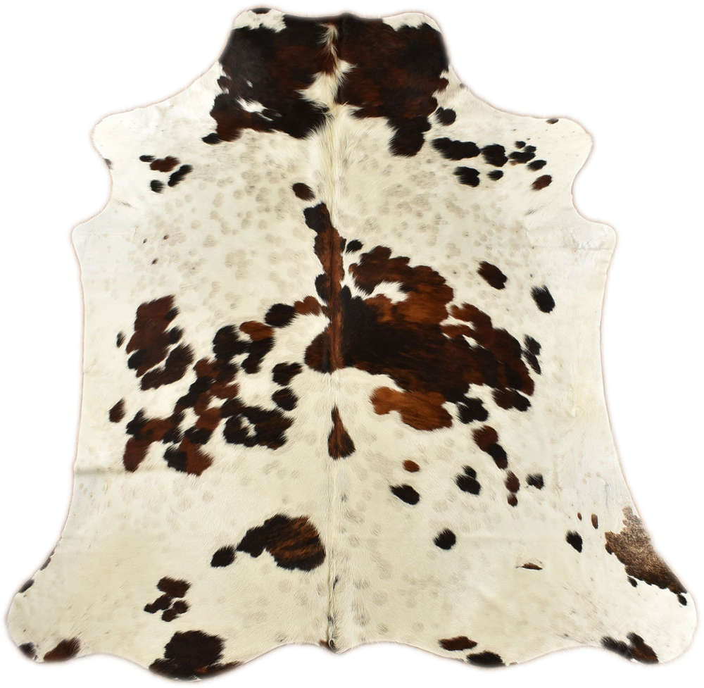 4.5 ftx7 ft Kuhfell, Tricolor,High quality Cowhide Rug - 5 ft x 9ft 