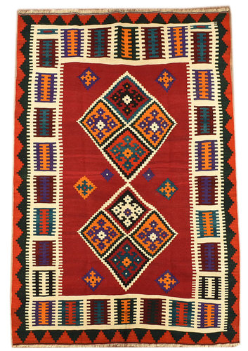 Vintage Kelim Nomaden Teppich 230  x 145 cm