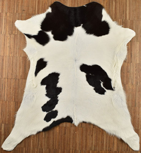 cowhide black and white 90 x 80 cm