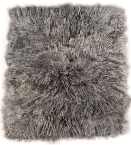 Eco lambskin rug grey  200 x 170 cm