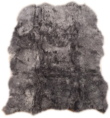 Eco lambskin rug grey brisa 190 x 150 cm