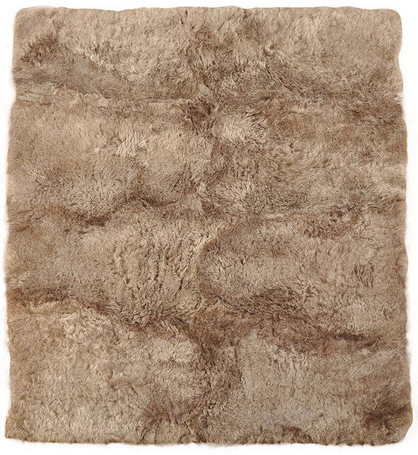 öko island lammfell teppich taupe 200 x 160 cm kurzwollig