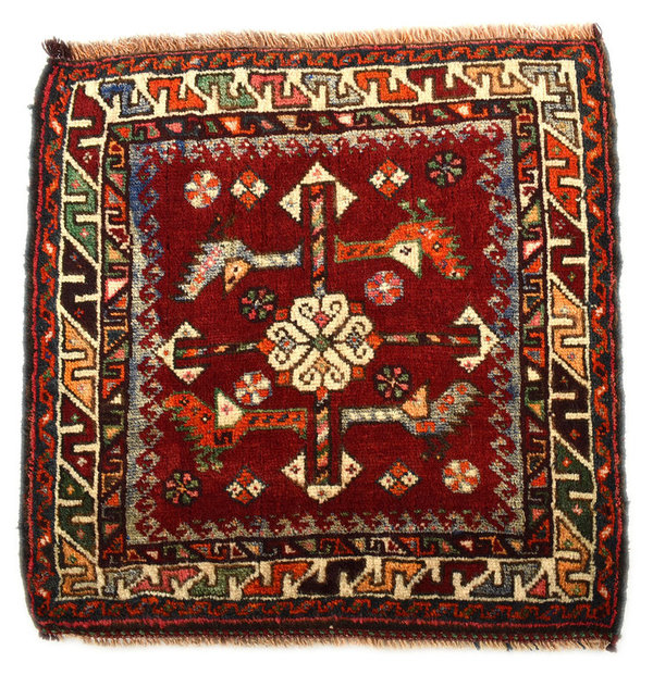 Teppich Mafrash hangeknüpft 53 x 53 cm bei Nomad Art kaufen