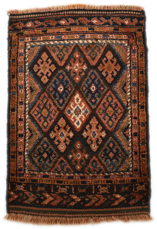 alter Teppich Mafrash hangeknüpft 75 x 50 cm bei Nomad Art kaufen