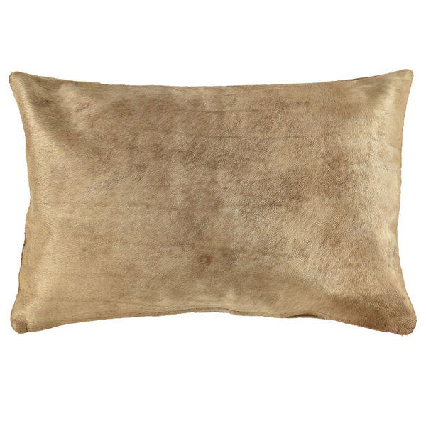 cowhide cushion cover brown 40 x 60 cm