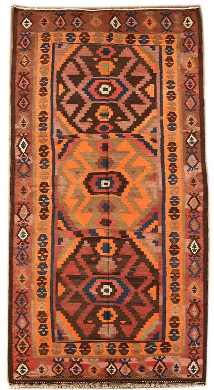 Vintage Kelim Nomaden Teppich 250  x 120 cm