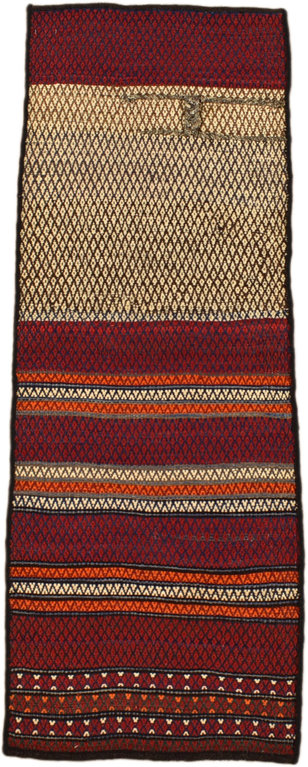 Vintage Nomaden Teppich Kelim Läufer 163 x 60 cm