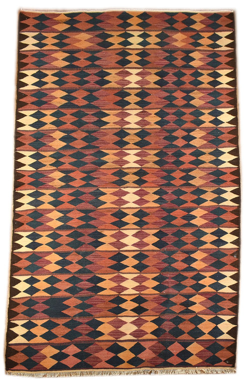 Vintage Nomaden Teppich Kelim Läufer 290 x 165 cm