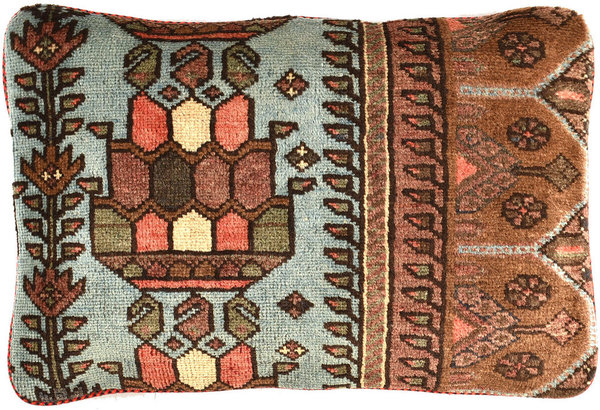 Gabbeh Teppich Kissenbezug 40 x 60 cm
