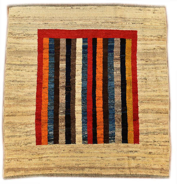Gabbeh Qashqai 145 x 135 cm south persian tribal rug